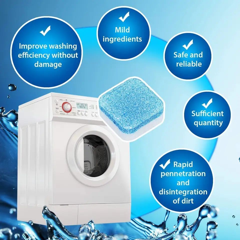 12 Pcs Washing machine detergent tablets