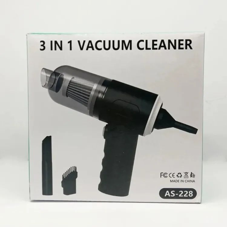 3 In 1 Portable Car Vacuum Cleaner (Multi Purpose)