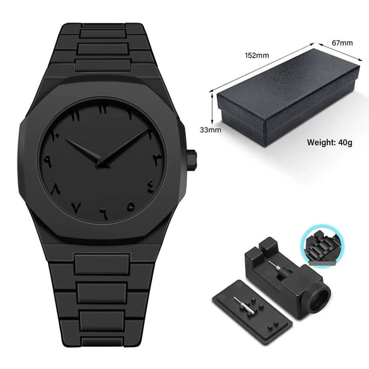 Black Aura Quartz Watch